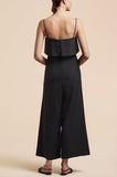 Tuxedo Wide Leg Jumpsuit