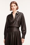 Vegan Leather Pullover